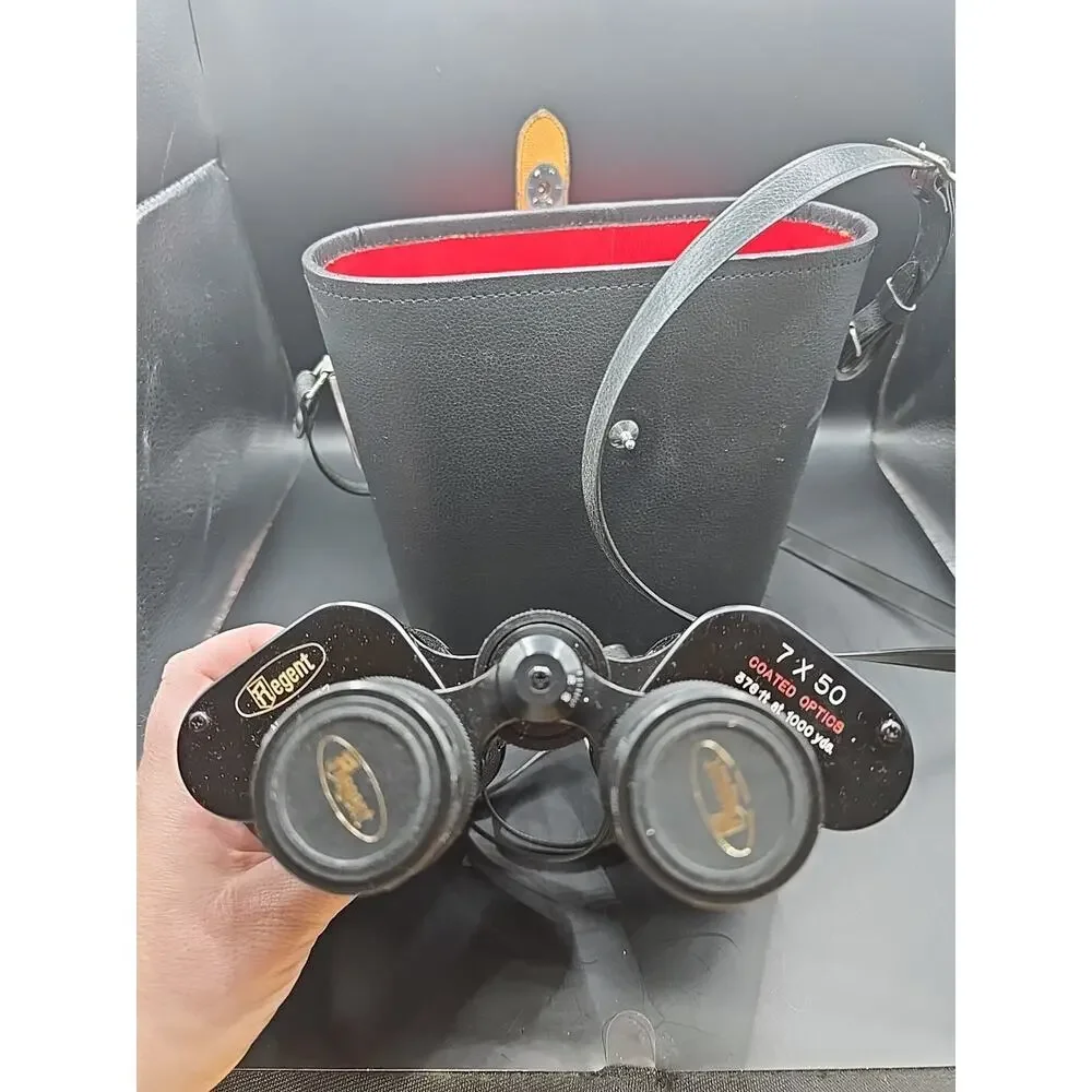 Vintage Regent 7x50 Binoculars Coated Lens‎ 376 at 1000 yds no. 142187